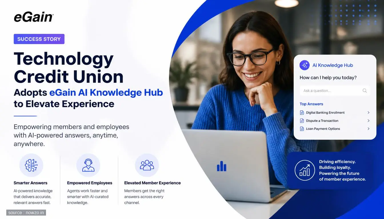 Tech Credit Union Selects eGain AI Knowledge Hub — Finance news