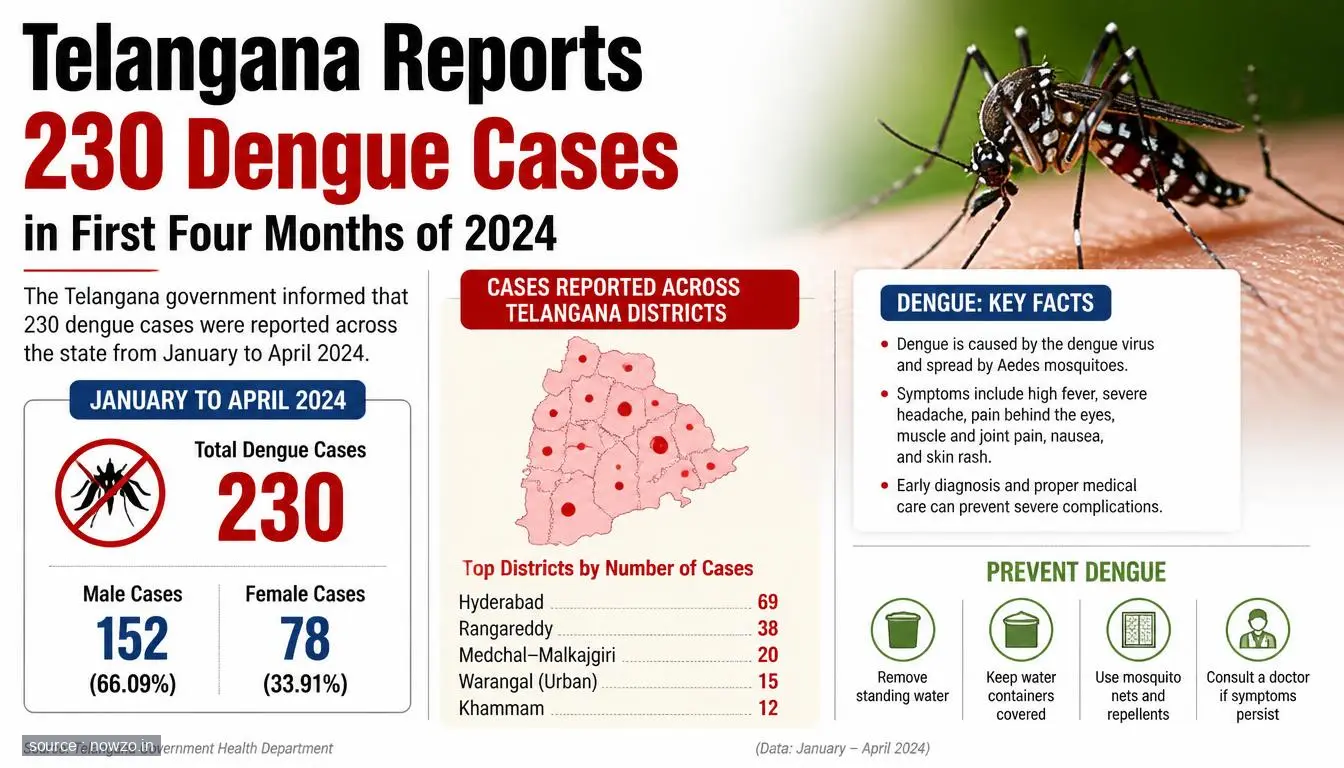 Telangana Dengue Cases: 230 Reported in 4 Months — Health news