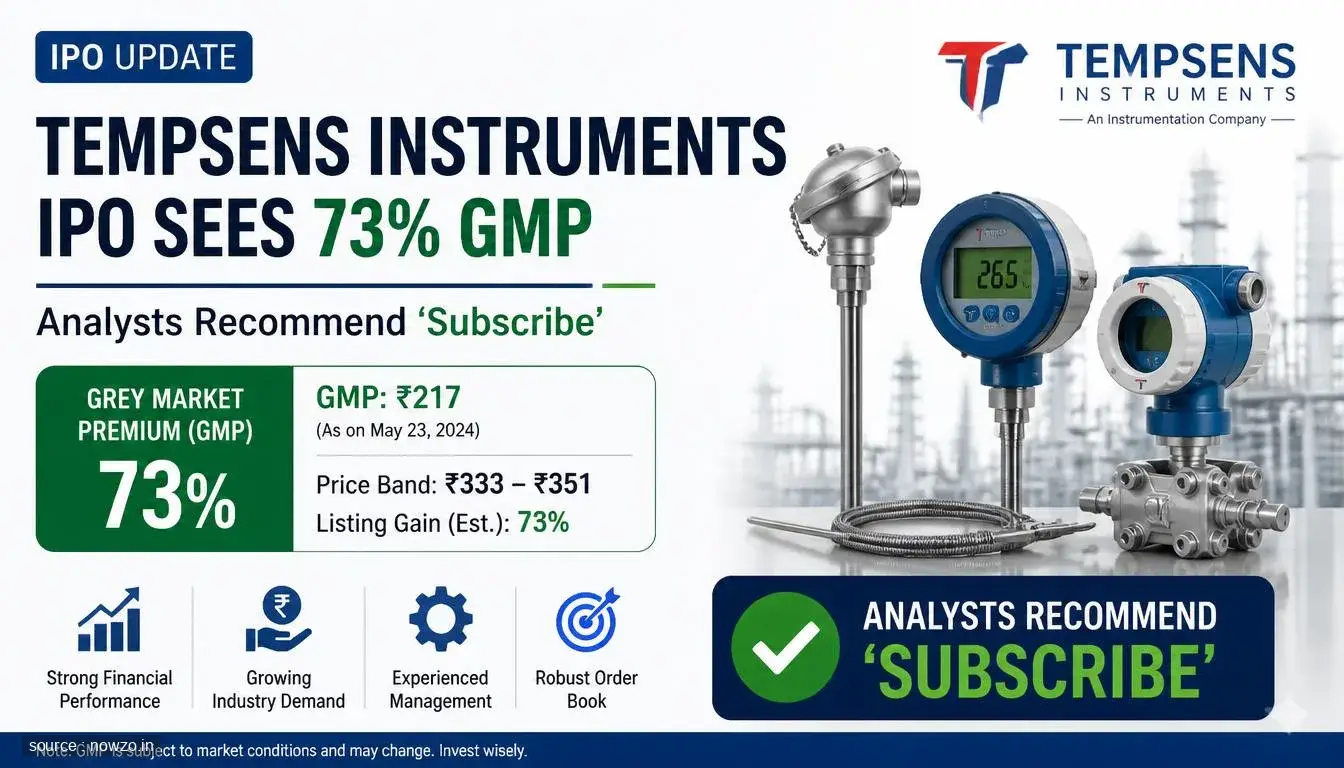 Tempsens Instruments IPO: GMP at 73%, Analysts Say Subscribe — Finance news