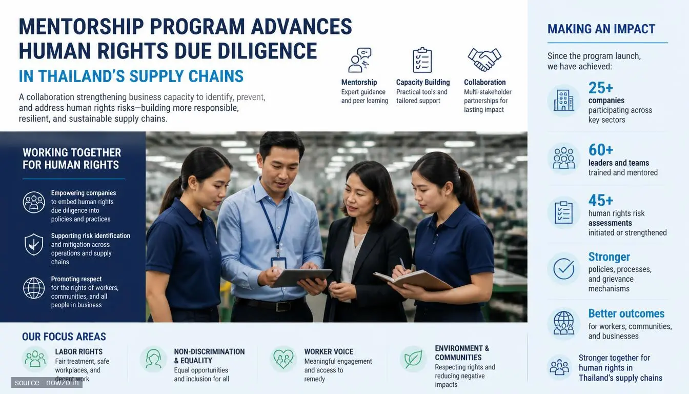 Human Rights Mentorship in Thailand Supply Chains — Business news
