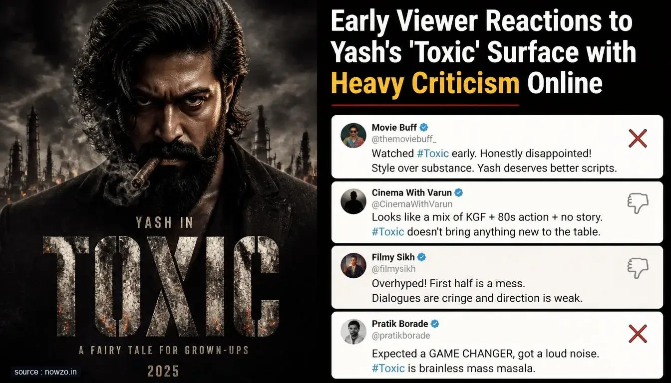 Yash's Film Toxic Faces Harsh Twitter Reviews — Entertainment news