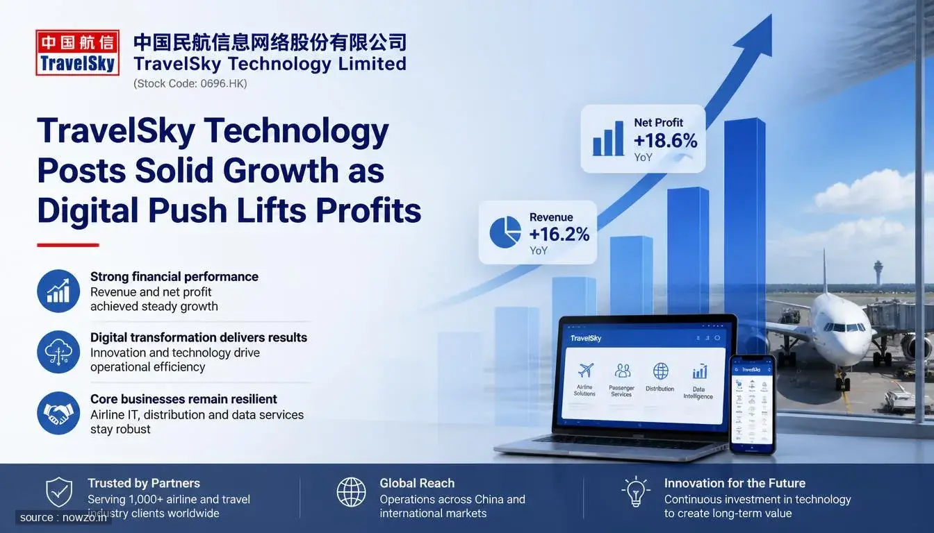 TravelSky Technology Profit Rises 6.6% on Digital Growth — Business news