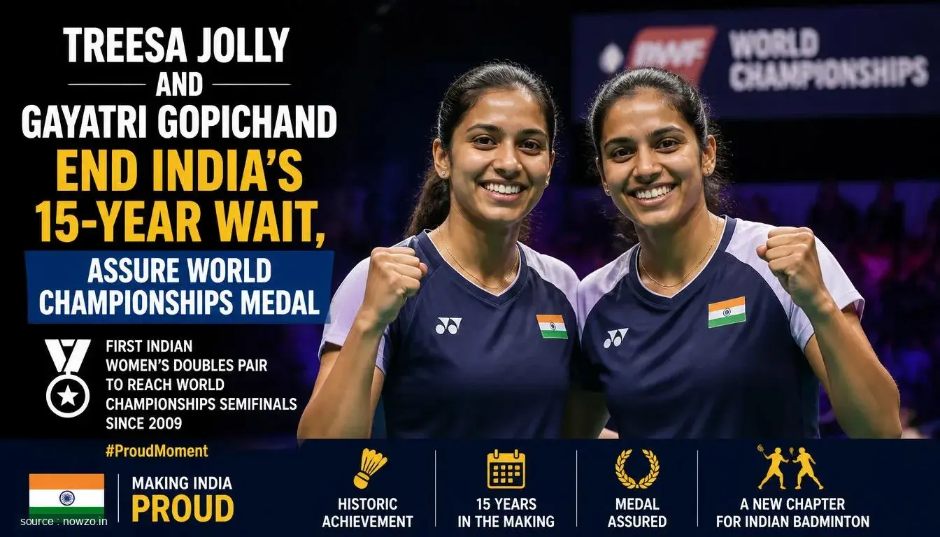 Treesa-Gayatri Assure India Medal at BWF World Championships — Sports news