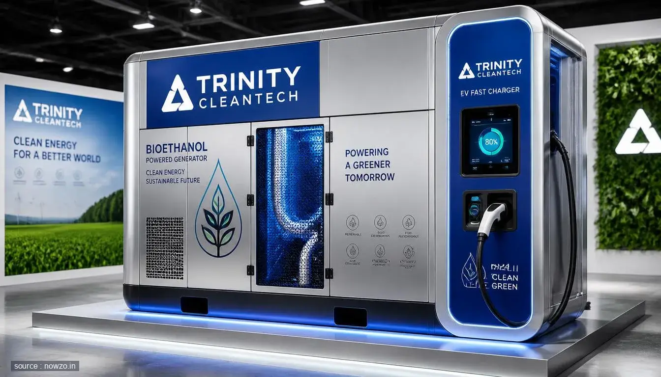 Trinity Cleantech Bioethanol Generator EV Charging — Technology news