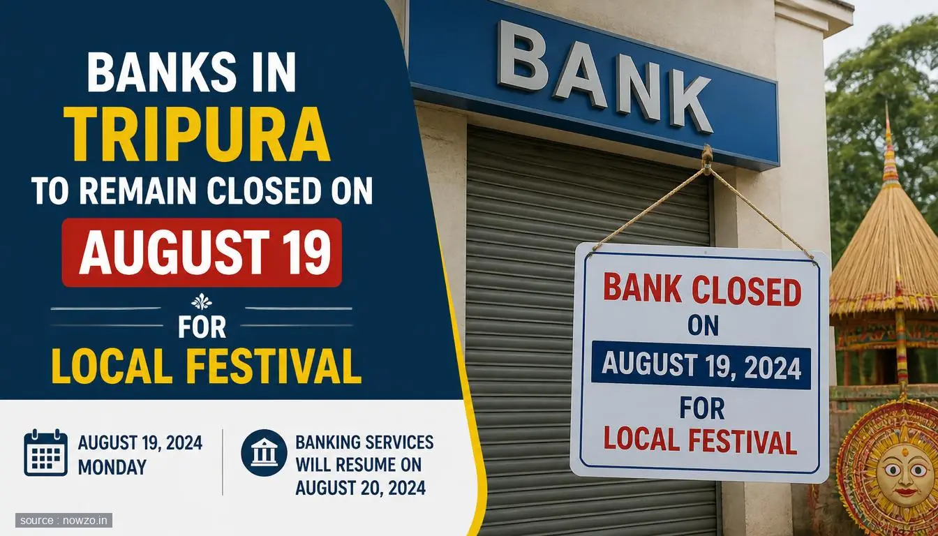 Tripura Bank Holiday August 19: Why Branches Are Closed — Finance news