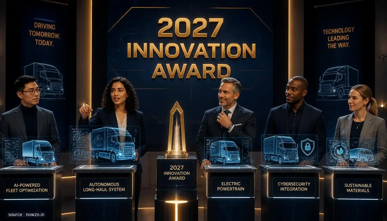 Five Truck Tech Finalists Vie for 2027 Innovation Award