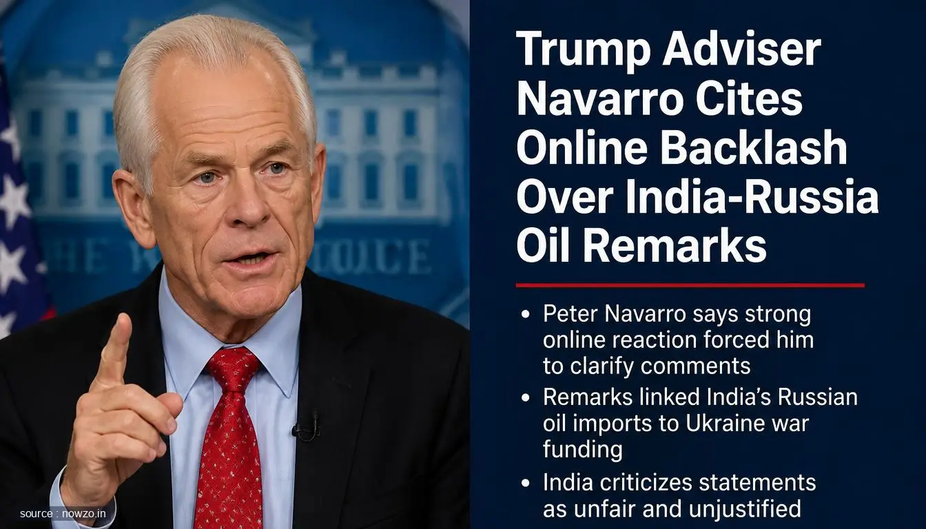 Peter Navarro on India Russian Oil Imports and Trump-Modi Ti — Politics news