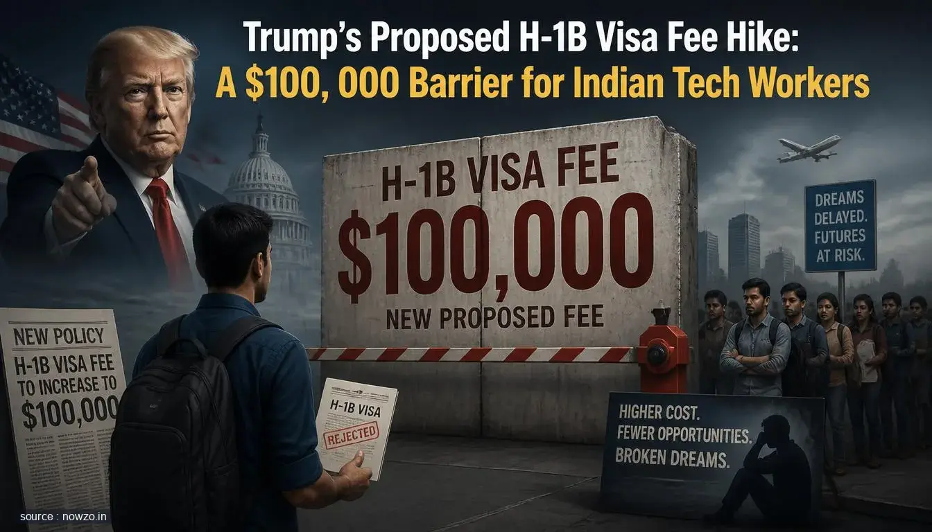 Trump H-1B Visa Fee Hike Impact on Indian Workers — Politics news