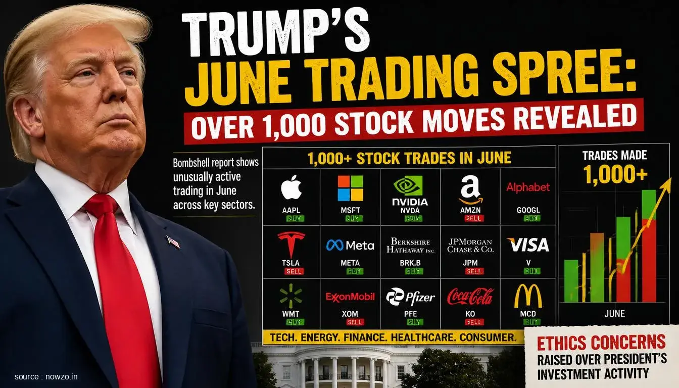 Trump Stock Disclosure: 1,000+ Trades in June — Politics news