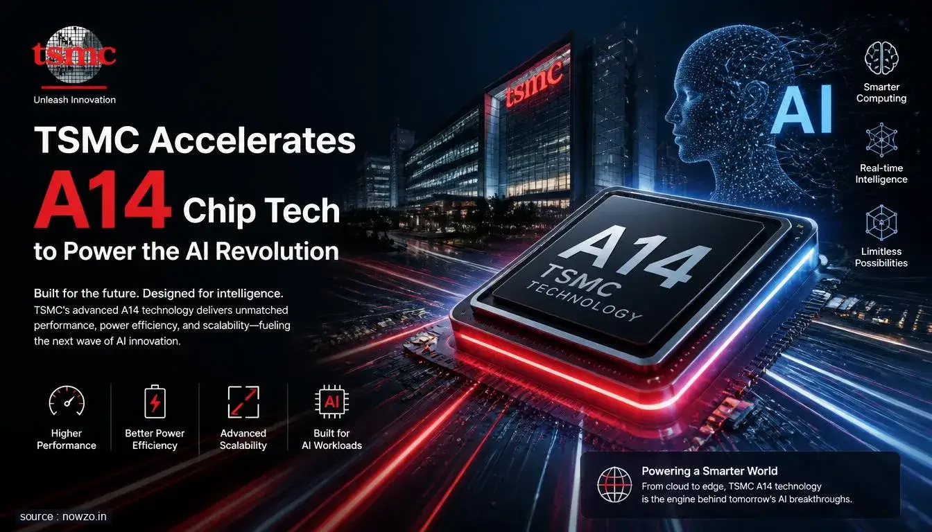 TSMC Accelerates A14 Chip Tech to Power the AI Revolution