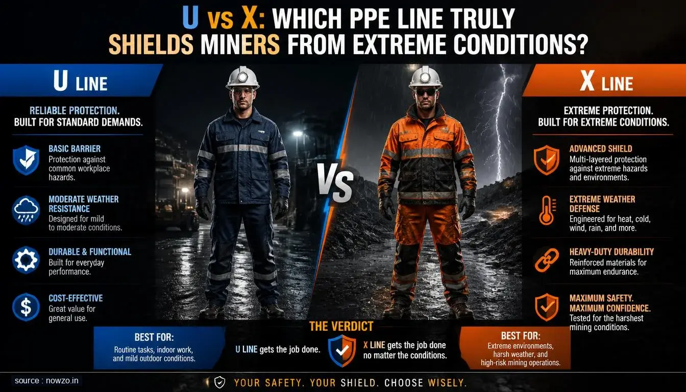 U vs X PPE Comparison for Mining Safety Equipment — Technology news