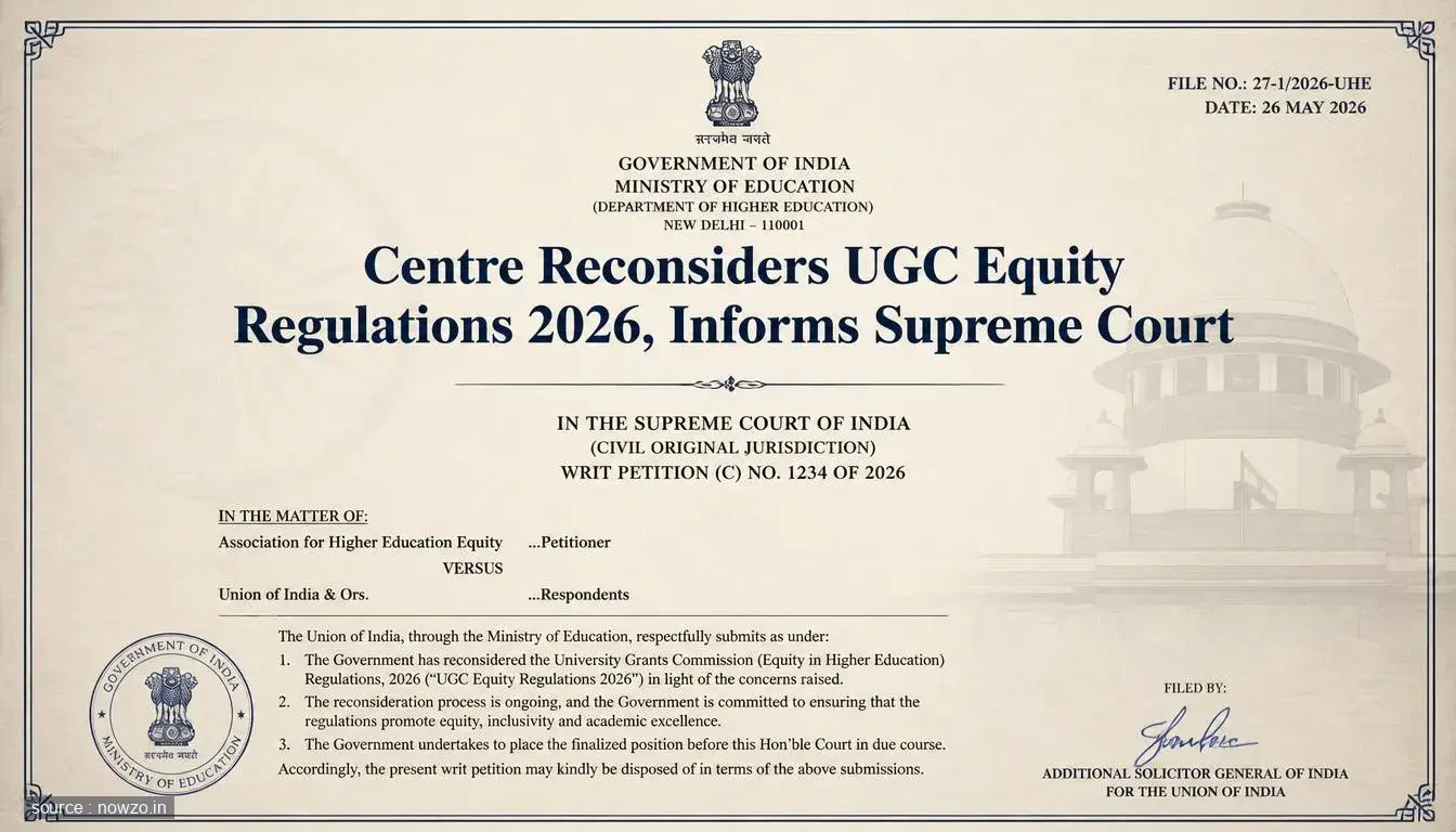 UGC Equity Regulations 2026 Under Review: Centre Tells SC — Education news