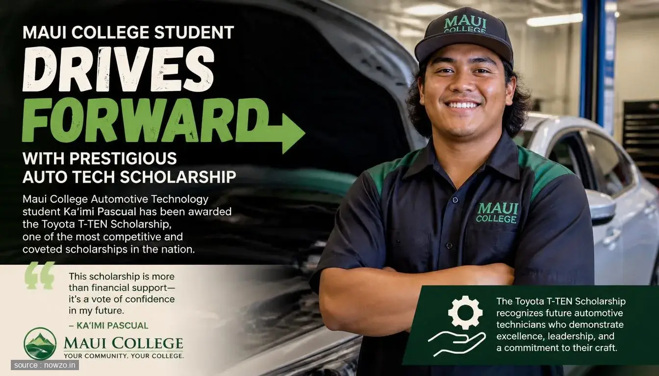 UH Maui College Student Wins Automotive Technology Scholarsh — Education news