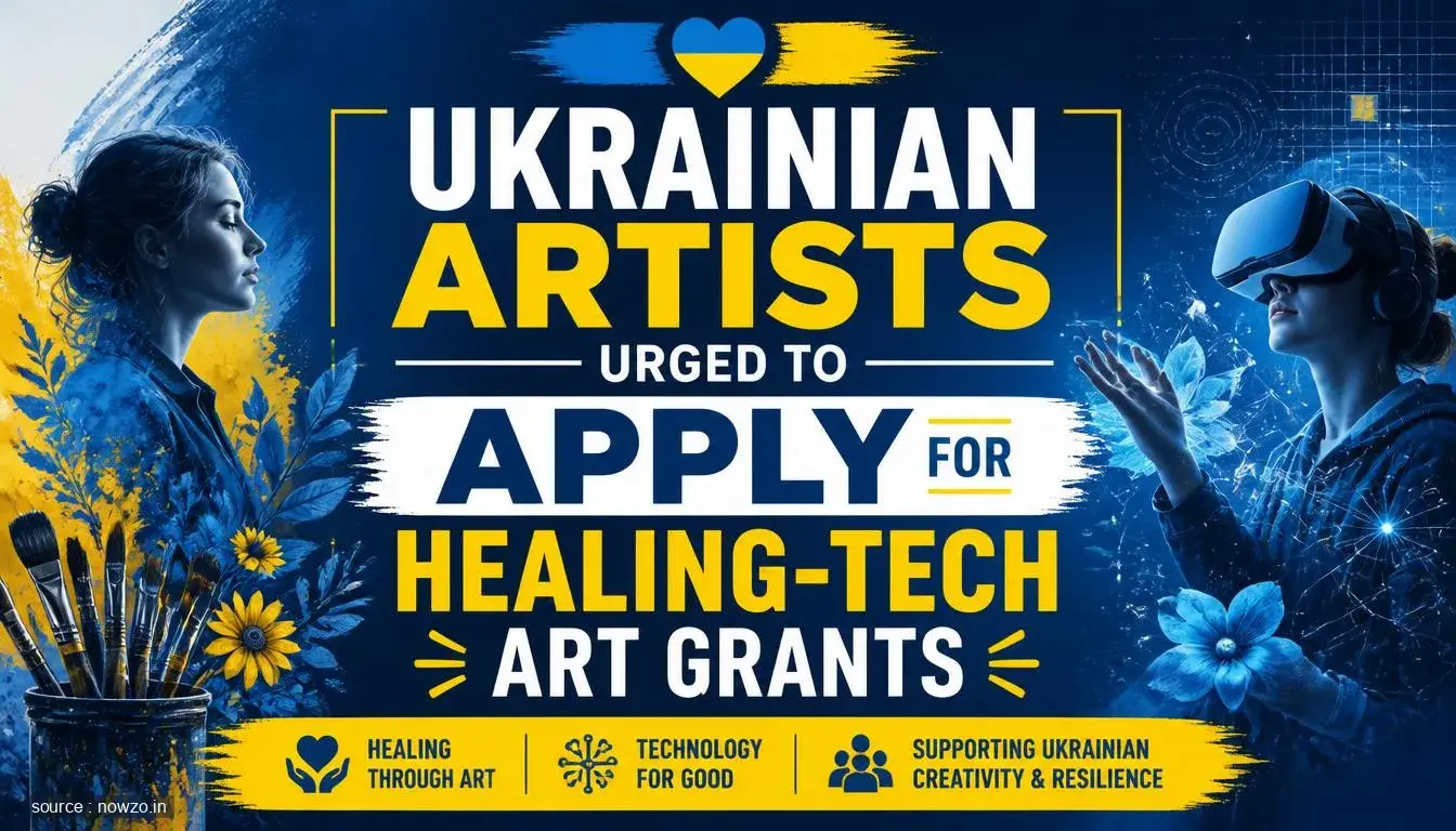 Ukrainian Artists Urged to Apply for Healing-Tech Art Grants