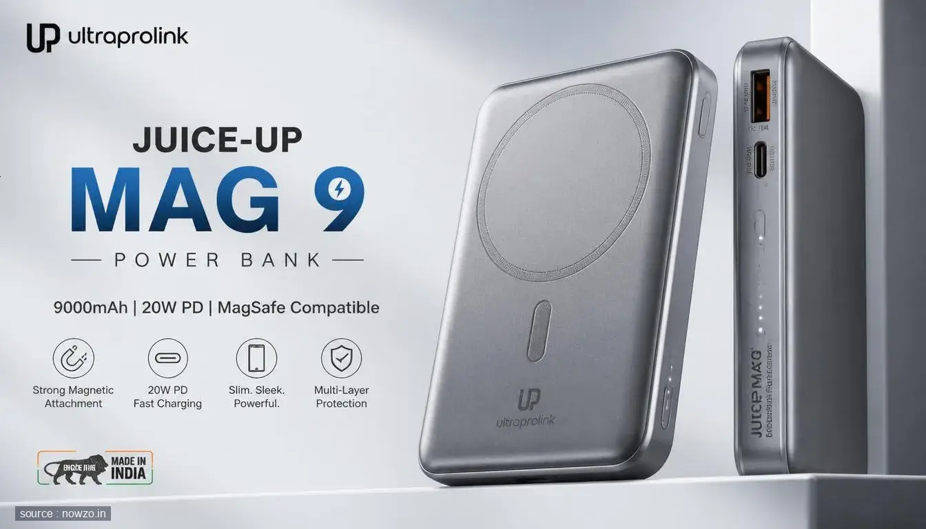 UltraProlink Juice-Up Mag 9 Power Bank Launch India — Technology news