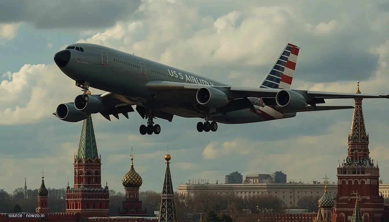 US Military Plane Lands in Moscow, Kremlin Says It Was Unaware