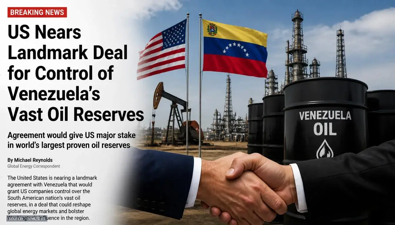 US Nears Landmark Deal for Control of Venezuela's Vast Oil Reserves