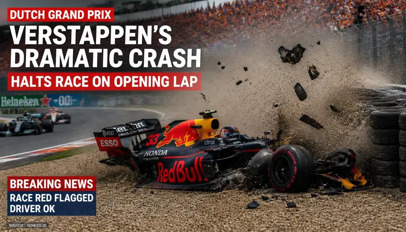 2026 F1 Dutch GP: Verstappen Crash Red Flag First Lap — Sports news