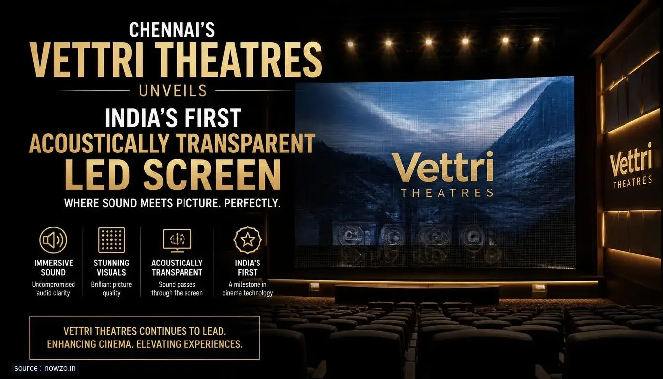 India's First Acoustically Transparent LED Screen at Vettri — Entertainment news
