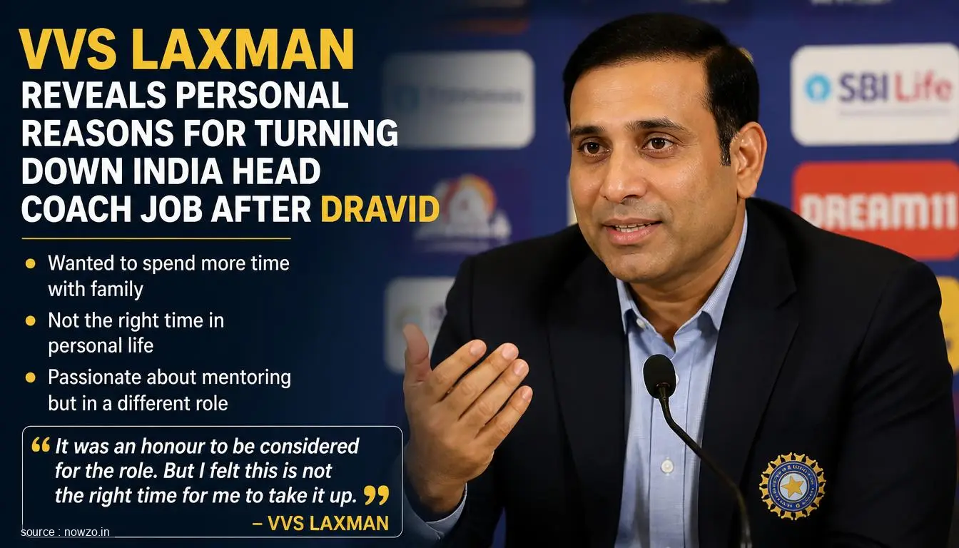 Why VVS Laxman Turned Down India Head Coach Role — Sports news
