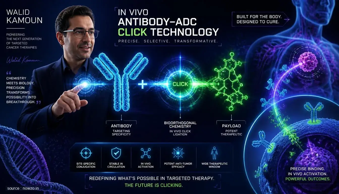 Next-Gen In Vivo Antibody–ADC Click Tech by Walid Kamoun — Health news