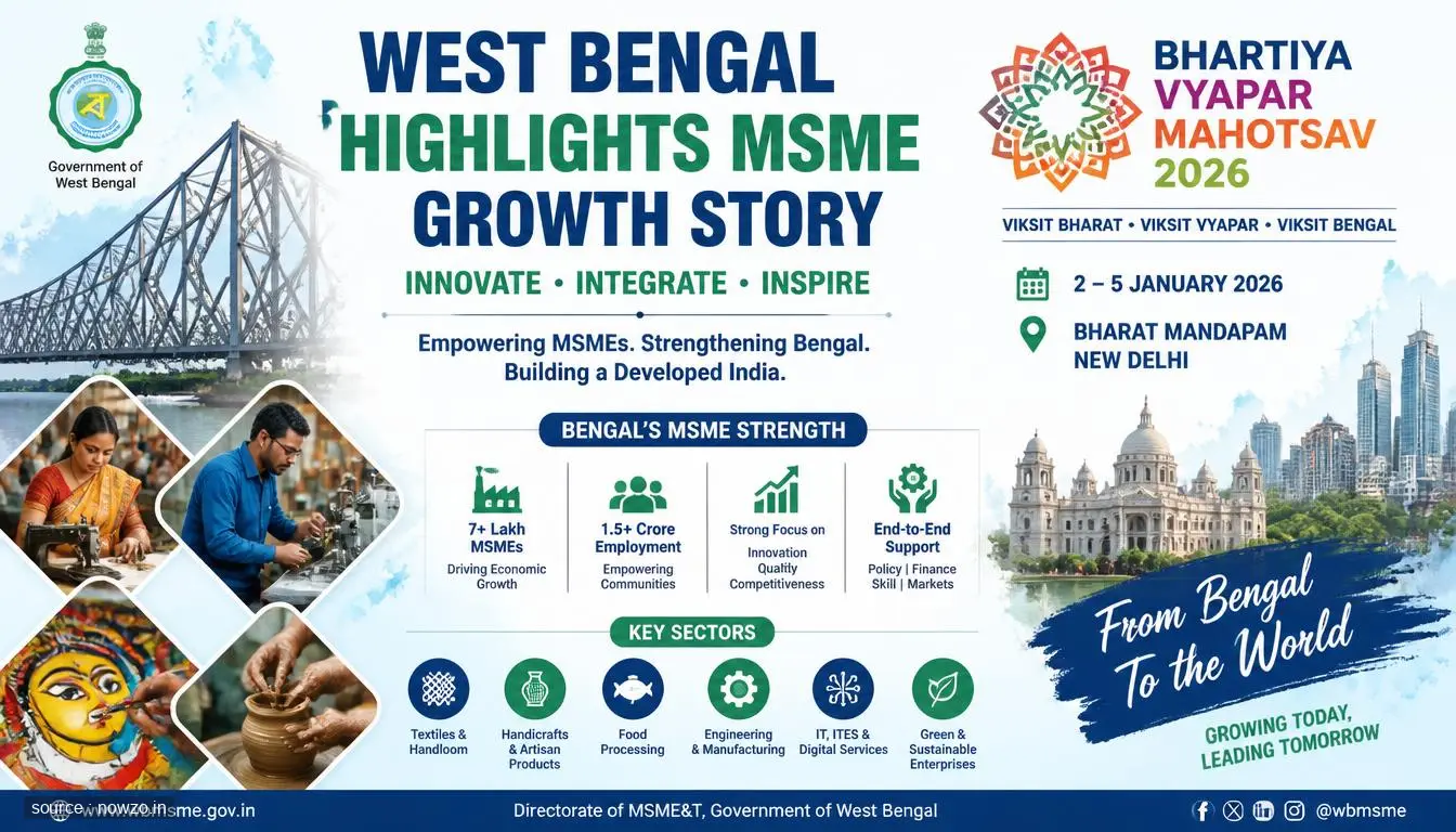 West Bengal MSME Success at Bhartiya Vyapar Mahotsav 2026 — Business news