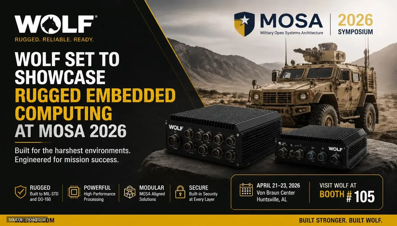 WOLF to Present Rugged Computing at MOSA 2026 — Technology news
