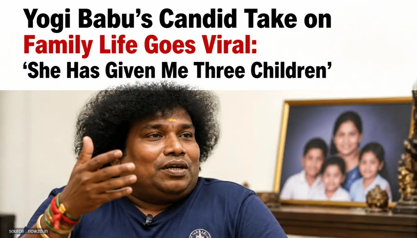 Yogi Babu Family Life Comments Go Viral — Entertainment news