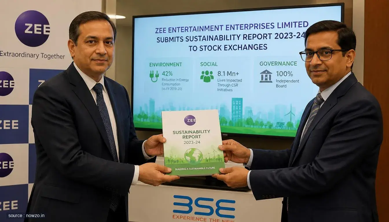 Zee Entertainment Submits Key Sustainability Report to Exchanges