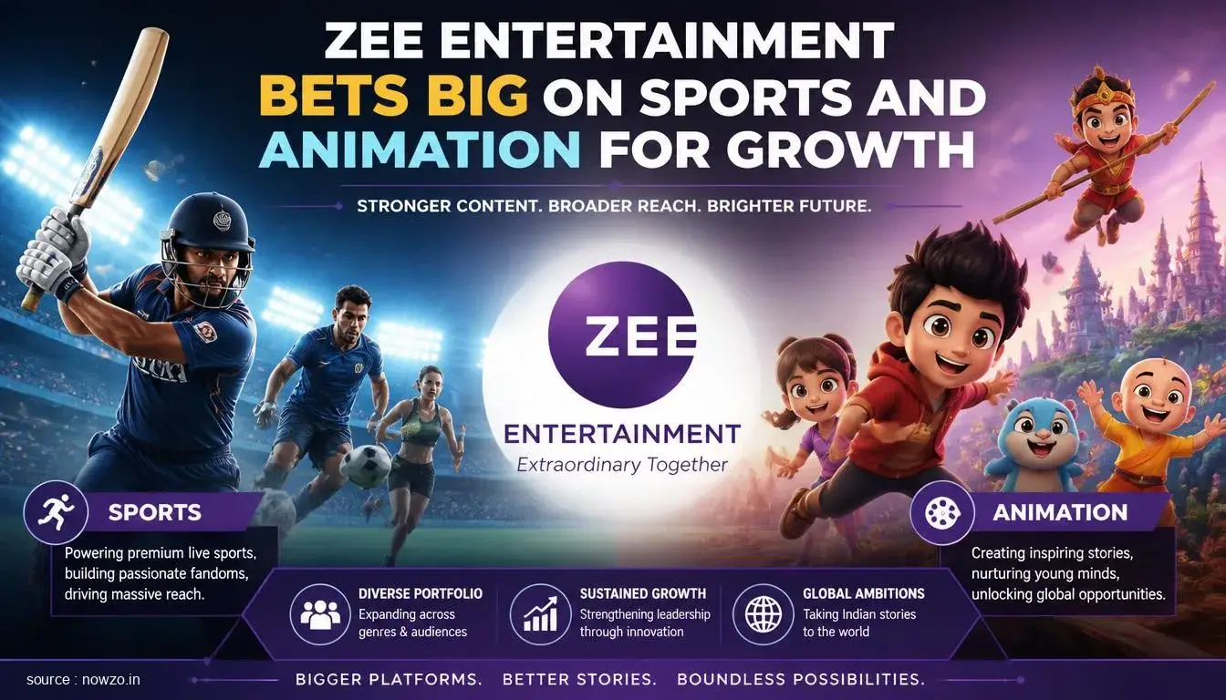 Zee Entertainment Sports Animation VFX Growth Strategy