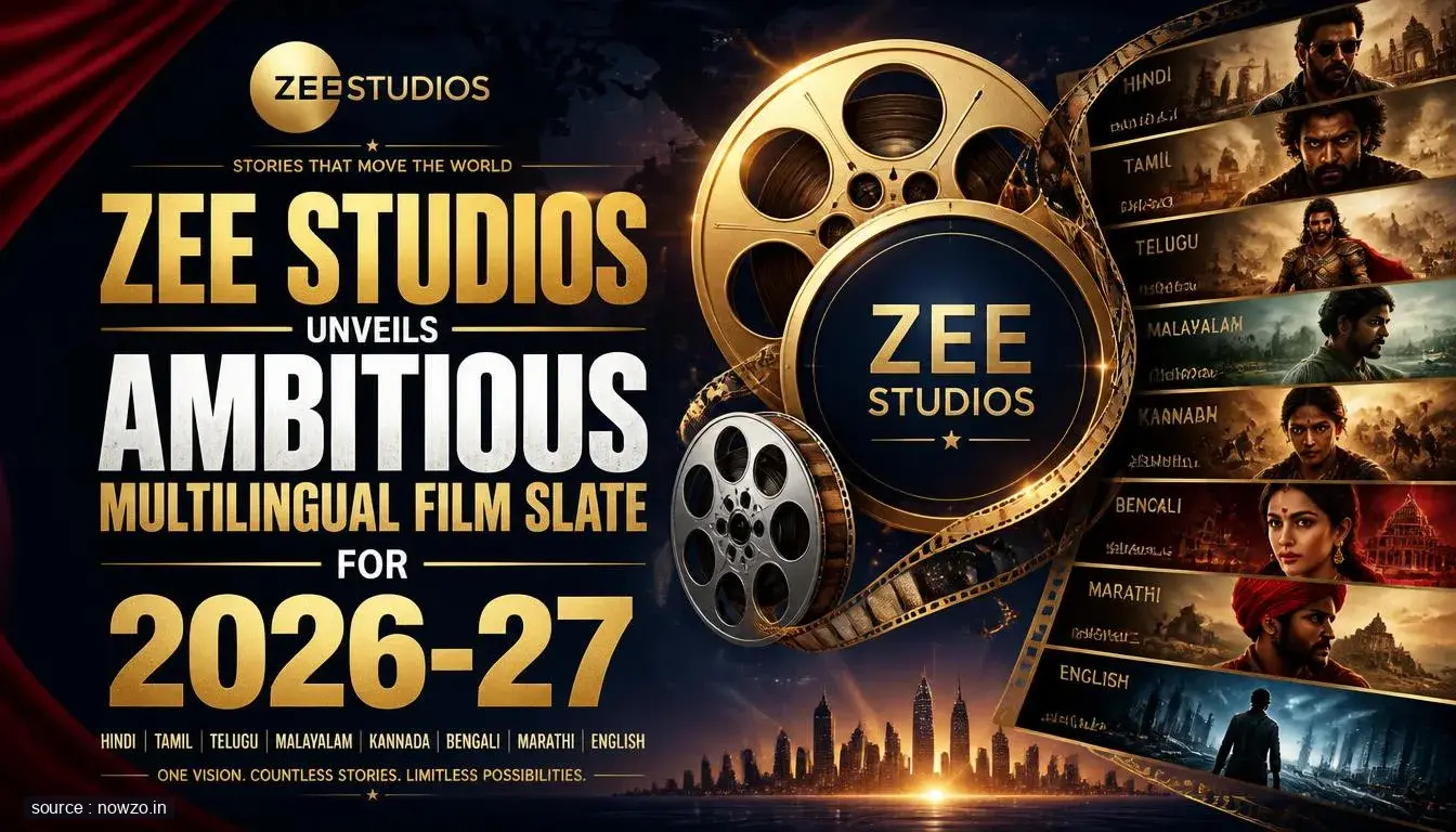 Zee Studios 2026-27 Multilingual Film Slate Announcement — Entertainment news