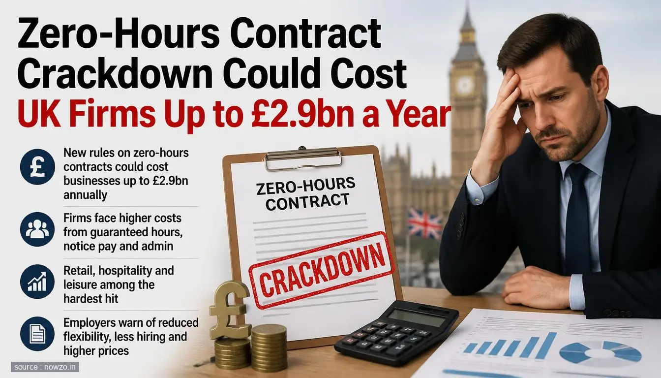 Zero-Hours Crackdown Could Cost Firms £2.9bn Annually — Business news