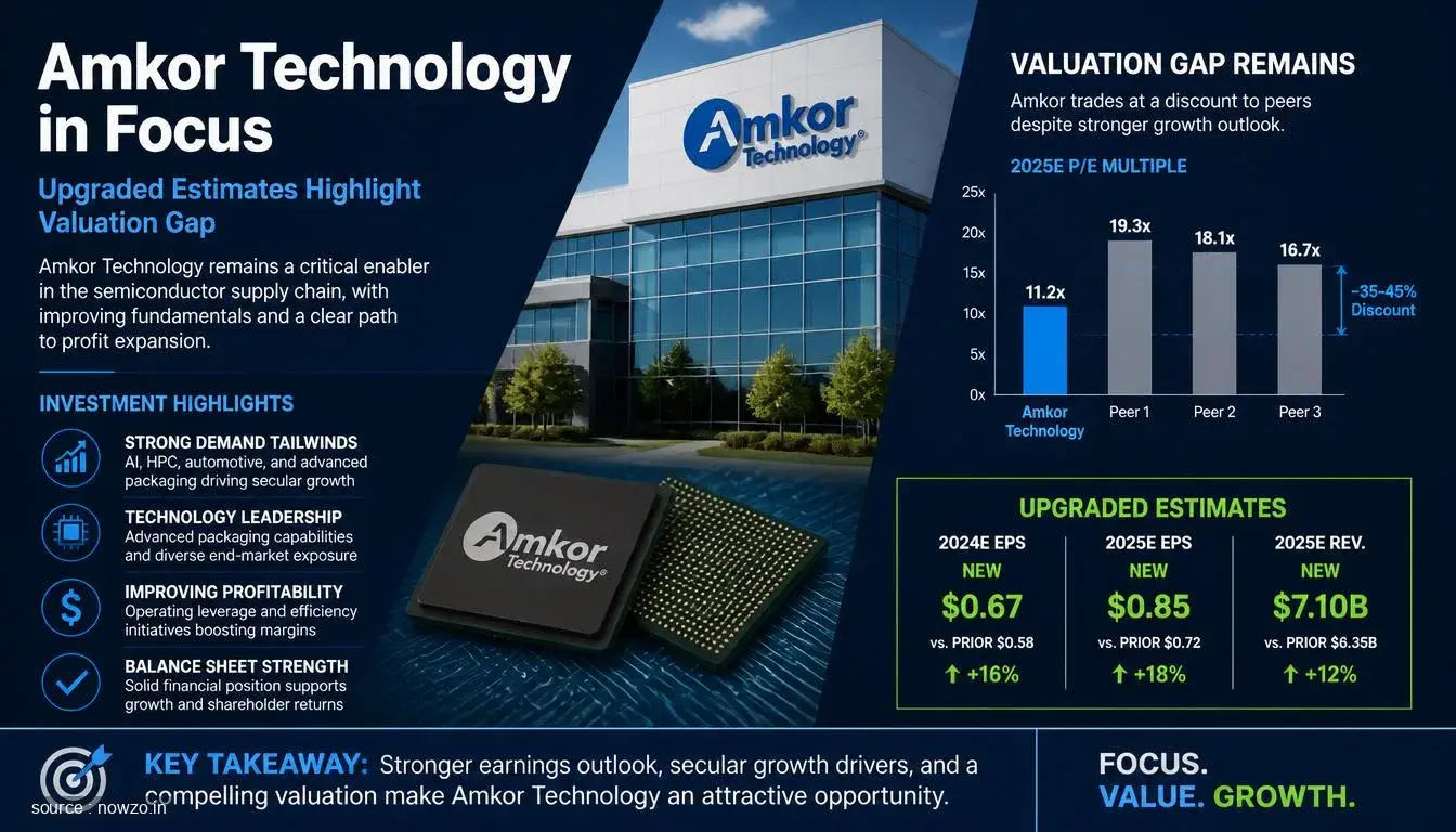 Amkor Technology in Focus as Upgraded Estimates Highlight Valuation Gap