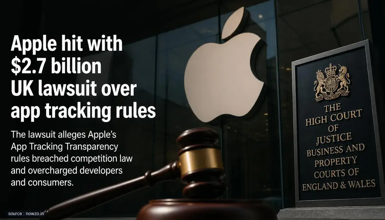 Apple hit with $2.7 billion UK lawsuit over app tracking rules