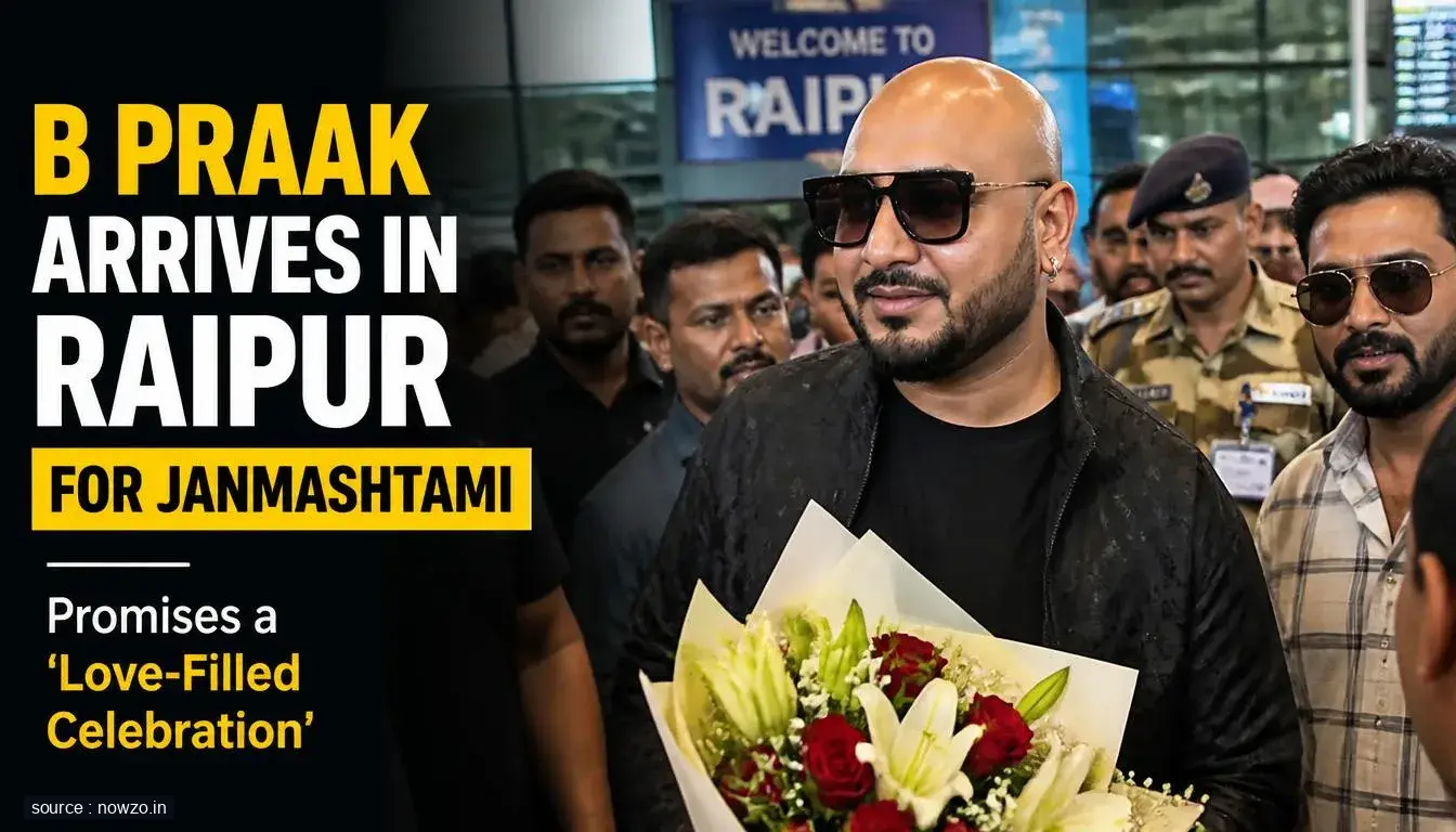 B Praak Arrives in Raipur for Janmashtami, Promises a 'Love-Filled Celebration'