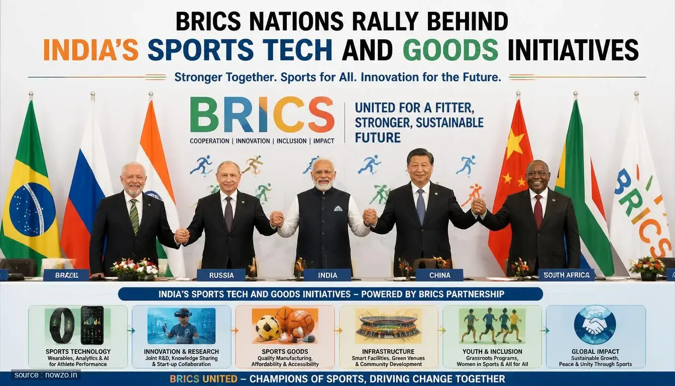 BRICS Nations Rally Behind India's Sports Tech and Goods Initiatives