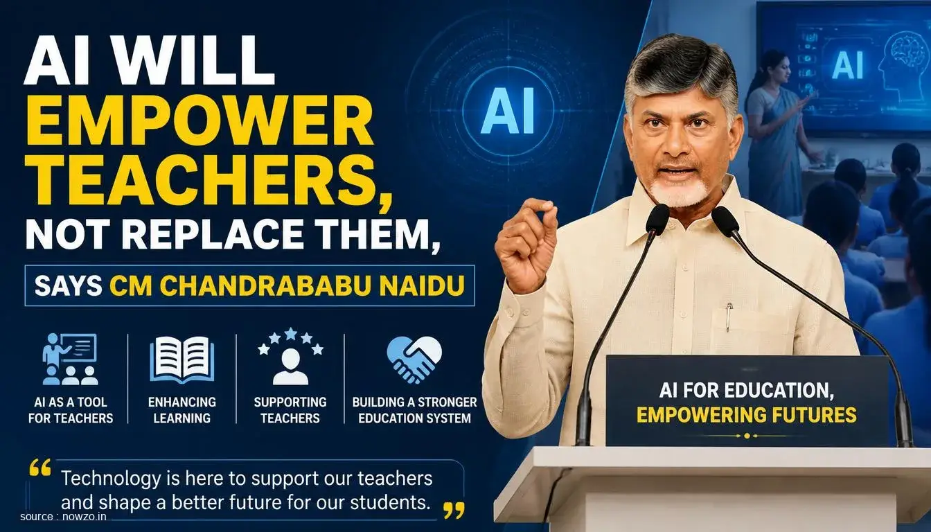 AI Will Empower Teachers, Not Replace Them, Says CM Chandrababu Naidu