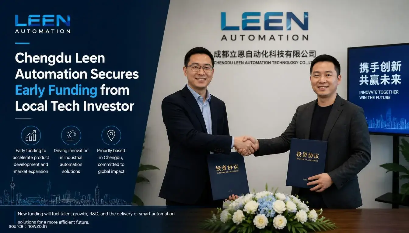 Chengdu Leen Automation Secures Early Funding from Local Tech Investor
