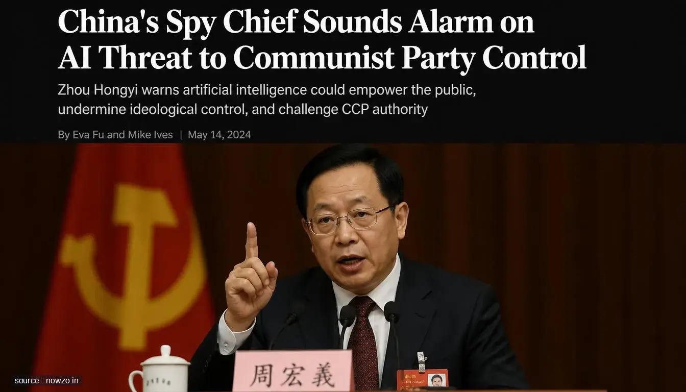China's Spy Chief Sounds Alarm on AI Threat to Communist Party Control