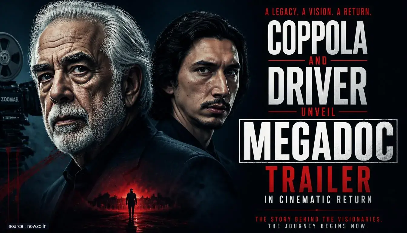 Francis Ford Coppola Adam Driver MegaDoc Trailer Release — Entertainment news