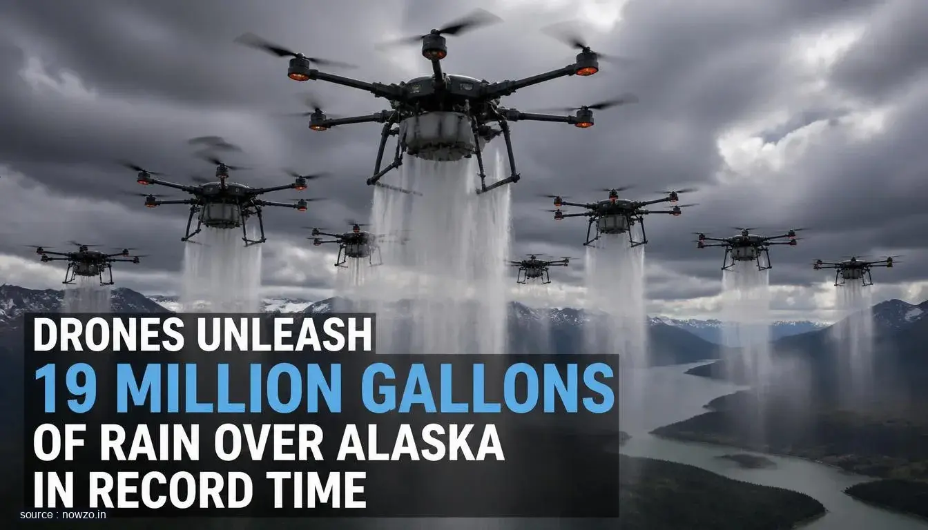 Drones Create 19 Million Gallons Rain Alaska 3 Hours — Science news