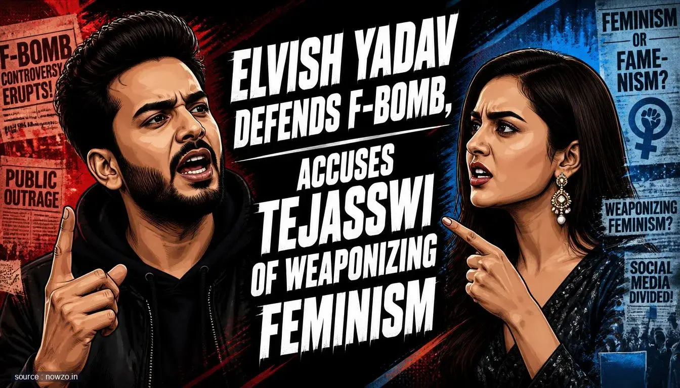 Elvish Yadav Tejasswi Prakash Playground Controversy Feminis — Entertainment news