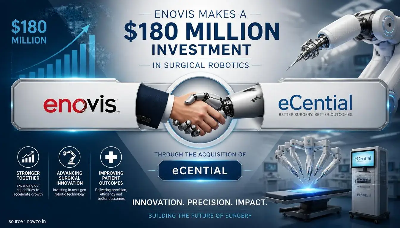 Enovis Bets $180M on Surgical Robotics with eCential Acquisition