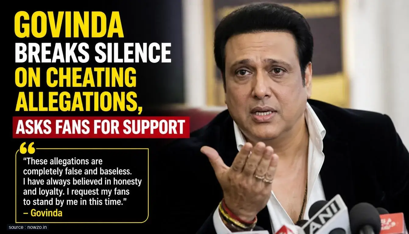 Govinda Breaks Silence on Cheating Allegations, Asks Fans for Support