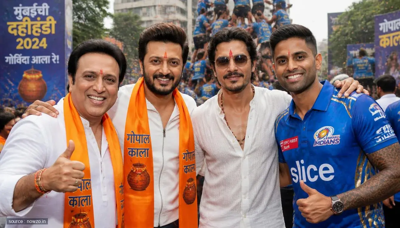 Govinda, Riteish, Randeep, Suryakumar at Dahi Handi — Entertainment news