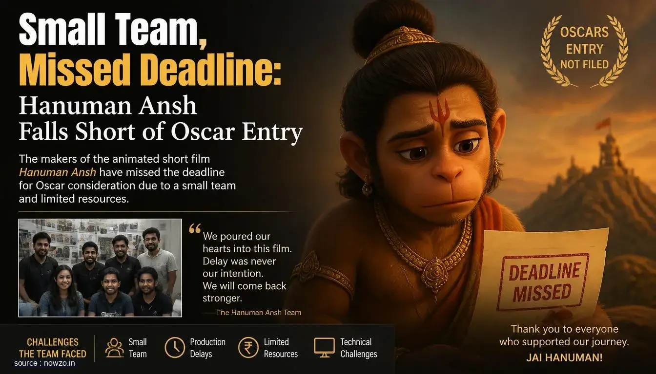 Hanuman Ansh Misses India Oscar Entry Deadline — Entertainment news