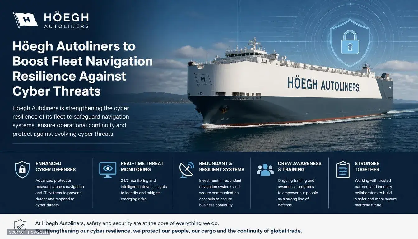 Höegh Autoliners to Boost Fleet Navigation Resilience Against Cyber Threats