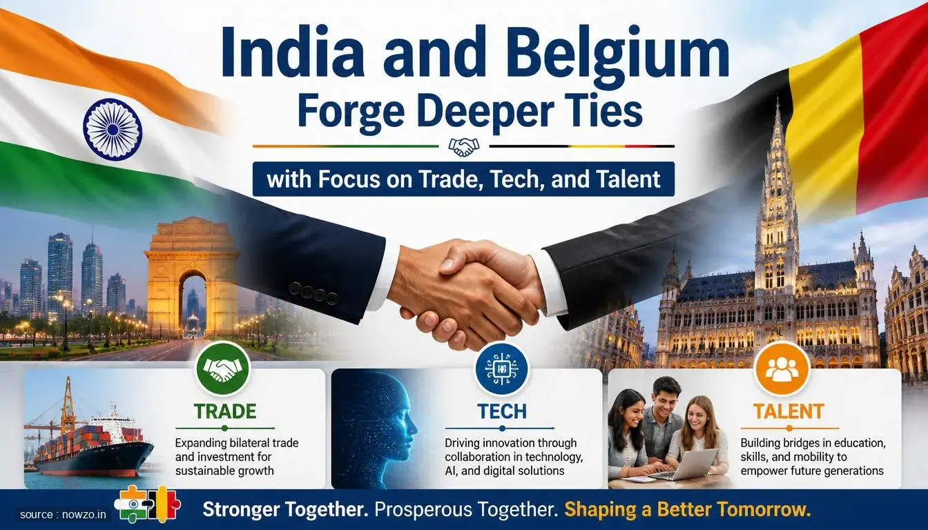 India and Belgium Forge Deeper Ties with Focus on Trade, Tech, and Talent