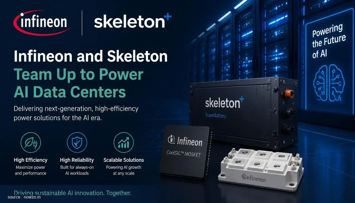 Infineon and Skeleton Team Up to Power AI Data Centers