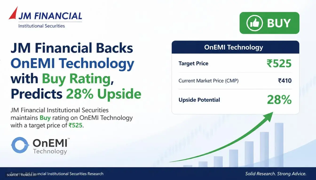 JM Financial Buy Rating OnEMI Technology 28% Upside — Finance news